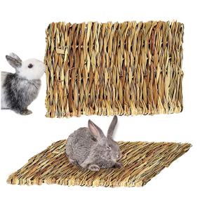 Rabbit Mat Supplier - Grass Mats Edible Handwoven Seagrass Floor Pads Multipurpose Toys