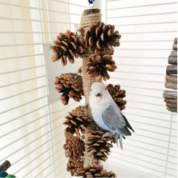 Parrot Toys Factory - Wholesale Swing Chewing Hanging Bell Cage Toys for Bird Fun Swing