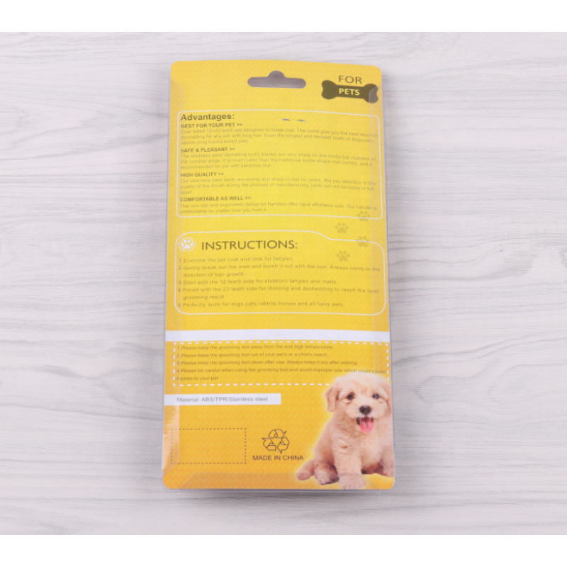 Pet Grooming Tool Supplier - Chinese Wholesale Undercoat Deshedding Tool Stainless Edge Fur