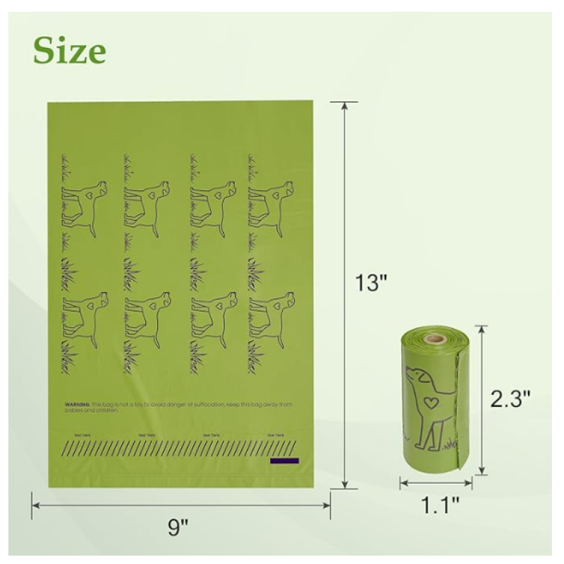 Dog Waste Bags Supplier - 240 Count Leakproof Strong Sturdy Rolls for Dogs Cats