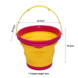 Beach Bucket Manufacturer - Customizable Silicone Collapsible Kids