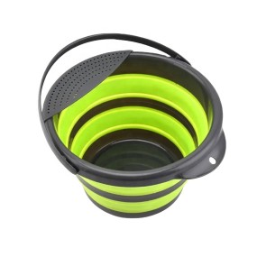 Collapsible Fishing Bucket Factory - 10L Round Lightweight Plastic