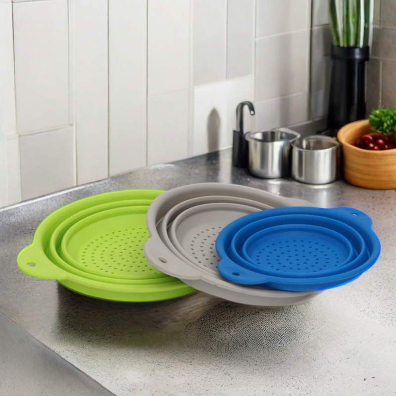 Folding Drain Basket Manufacturer - Multifunctional Silicone Clean