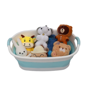 Folding Laundry Basket Supplier - Colorful Portable Plastic Design