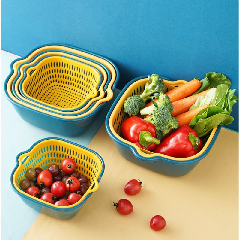 Picnic Drain Basket Supplier - Multifunctional Round Design