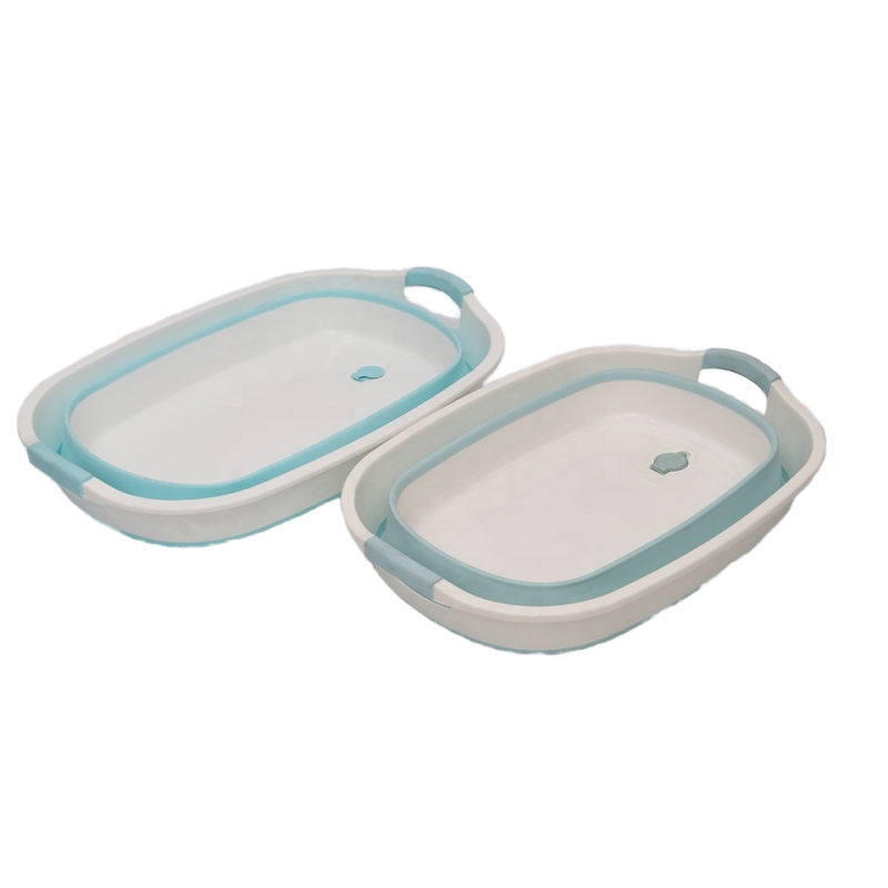 Folding Laundry Basket Supplier - Colorful Portable Plastic Design