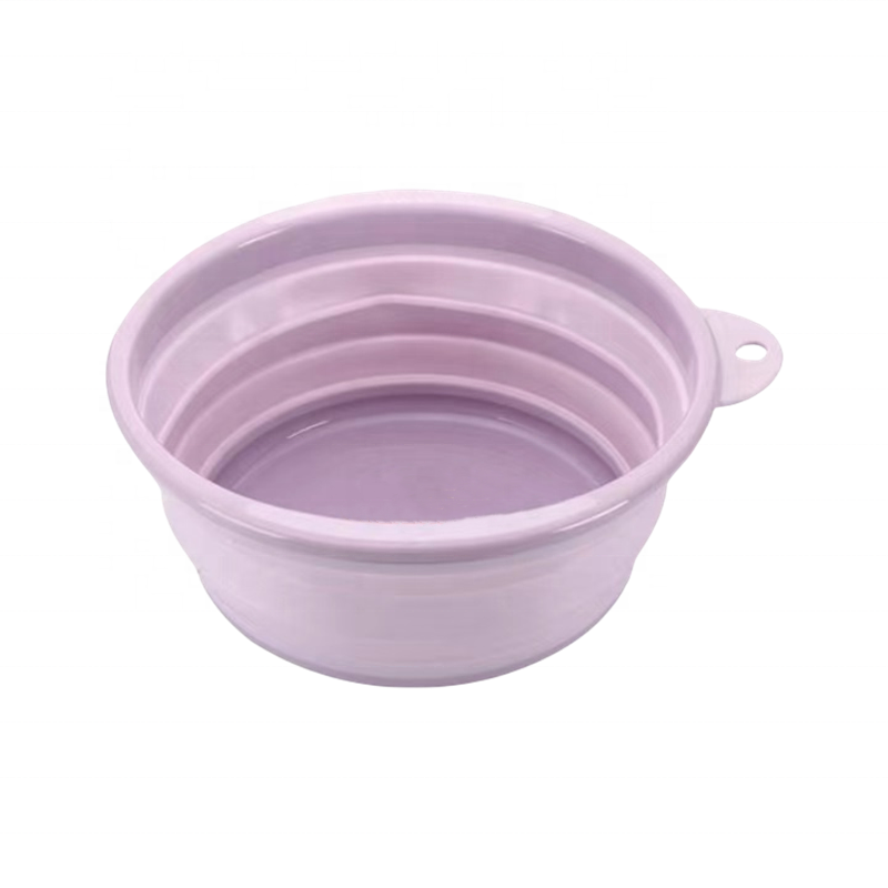 Folding Vegetable Basin Supplier - Candy-colored Silicone Portable