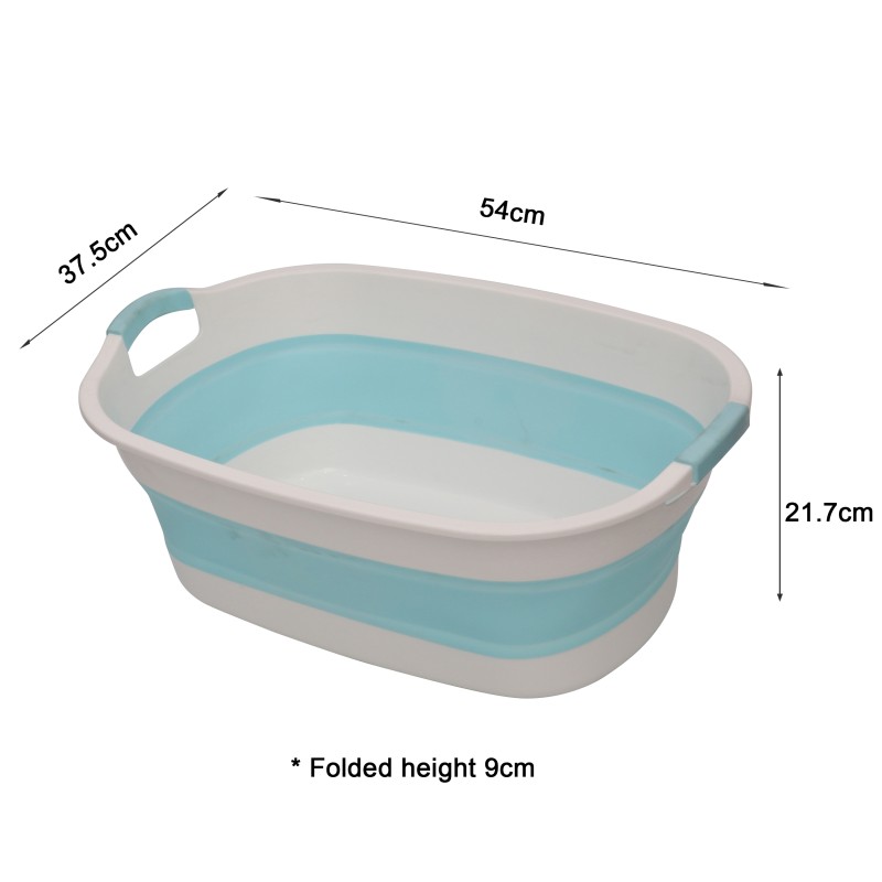 Folding Laundry Basket Supplier - Colorful Portable Plastic Design