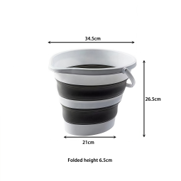 Folding Water Pot Factory - Space-Saving Round Bucket Design
