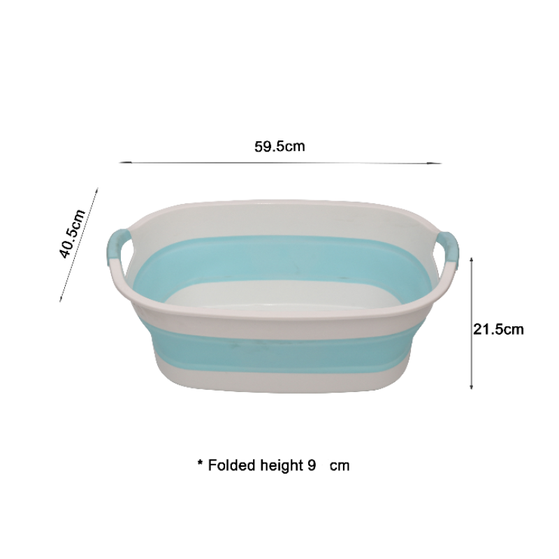 Folding Laundry Basket Supplier - Colorful Portable Plastic Design