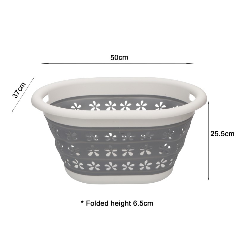 Collapsible Laundry Basket Factory - Hollowed Out Foldable Storage