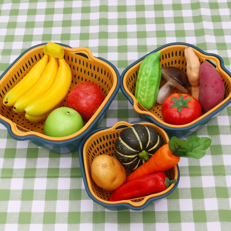 Picnic Drain Basket Supplier - Multifunctional Round Design