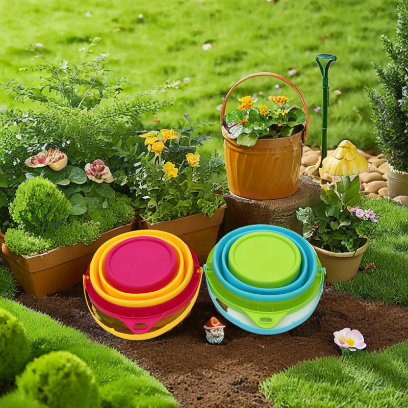 Beach Bucket Manufacturer - Customizable Silicone Collapsible Kids