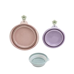 Folding Vegetable Basin Supplier - Candy-colored Silicone Portable