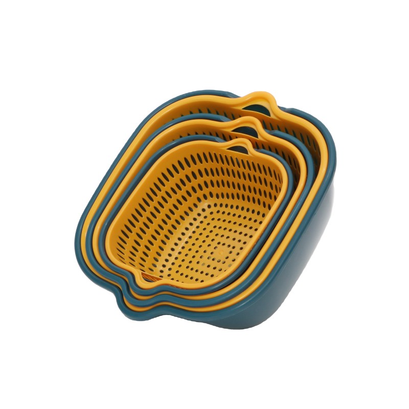 Picnic Drain Basket Supplier - Multifunctional Round Design