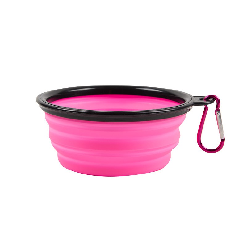 Pet Travel Bowl Supplier - Custom Portable Silicone Collapsible Food Water Bowl