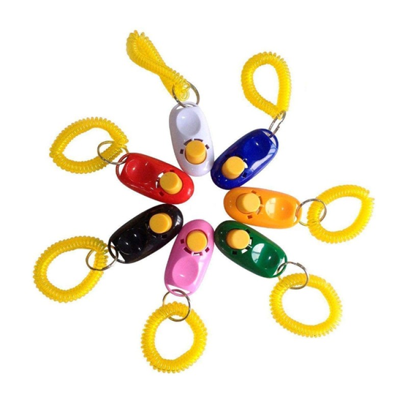 Pet Training Clicker Supplier - New with Blue Wrist Band for Dogs