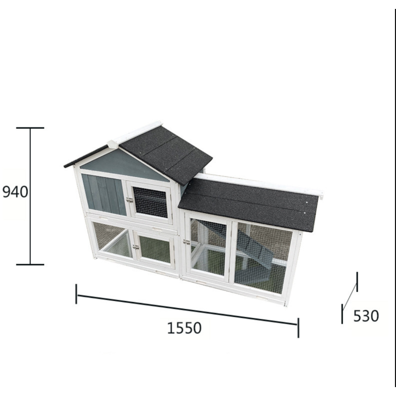 Rabbit Hutch Supplier - Custom Wholesale Double Main Indoor Outdoor Playpen
