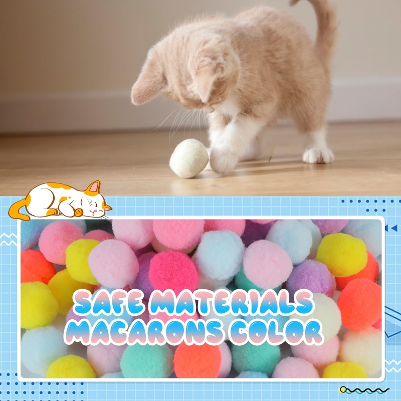 Cat Toy Set Manufacturer - Colorful Interactive Plastic Table Tennis Gun Launcher Set