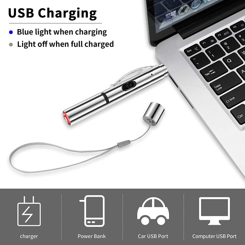 LED Flashlight Manufacturer - OEM Bright Green Laser Rechargeable Work Light