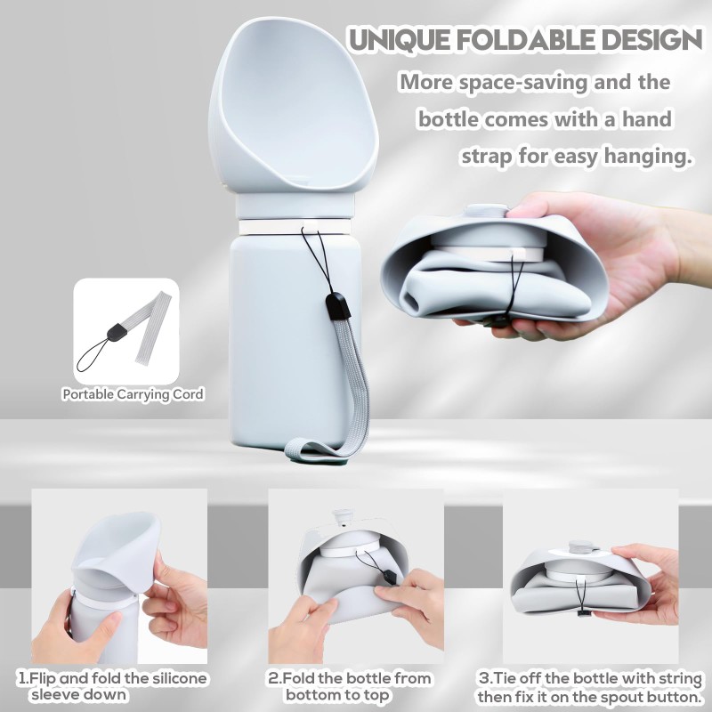 Pet Water Bottle Manufacturer - Wholesale Outdoor Foldable Collapsible Water Dispenser