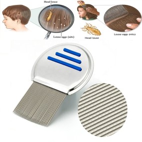 Nit Comb Supplier - Professional Stainless Steel Metal Head Lice Comb