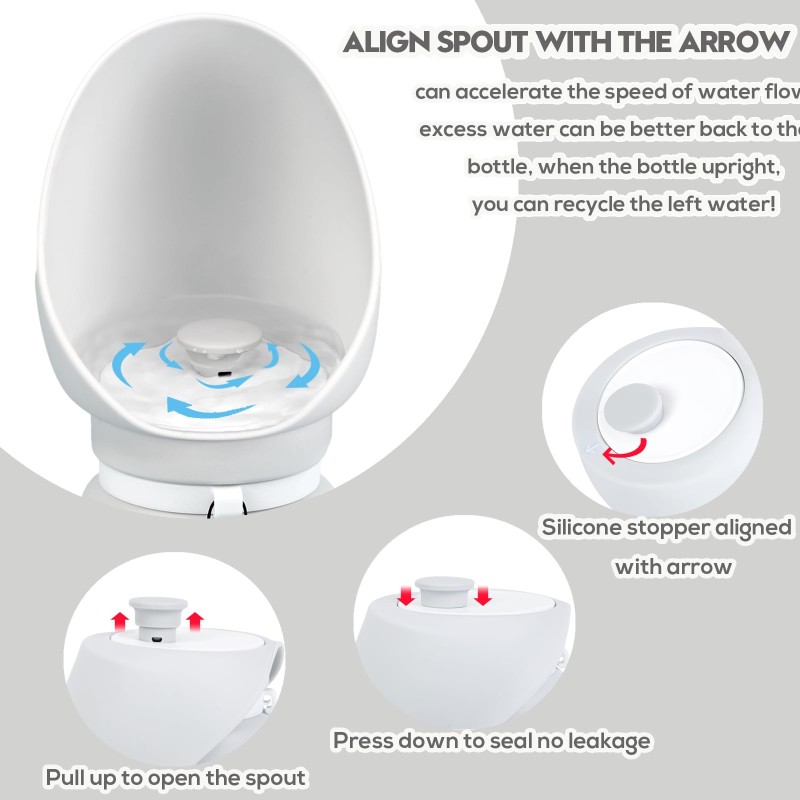 Pet Water Bottle Manufacturer - Wholesale Outdoor Foldable Collapsible Water Dispenser