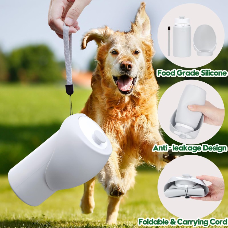 Pet Water Bottle Manufacturer - Wholesale Outdoor Foldable Collapsible Water Dispenser