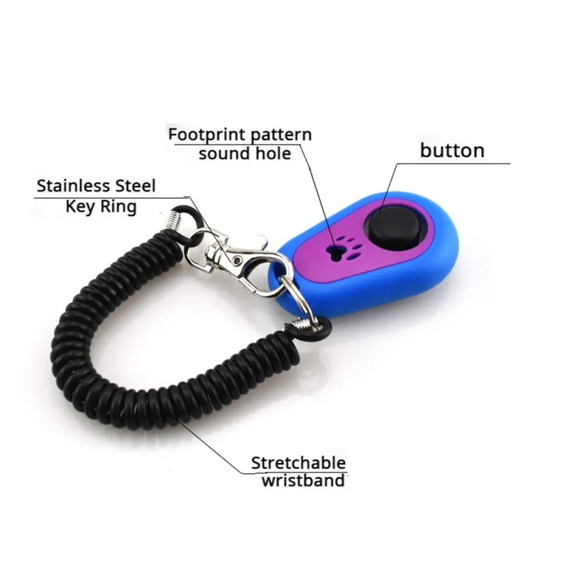 Dog Training Clicker Manufacturer - 2025 New Style Portable Sound Stop Barking Clicker