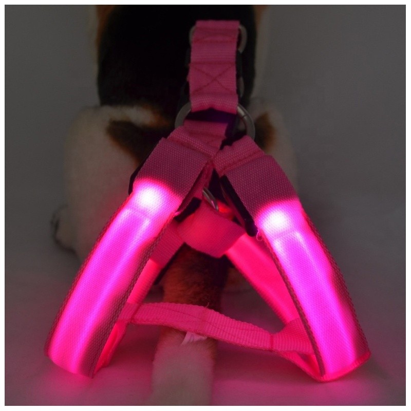 LED Dog Harness Factory - Wholesale Rechargeable Light Up Vest Chest Adjustable