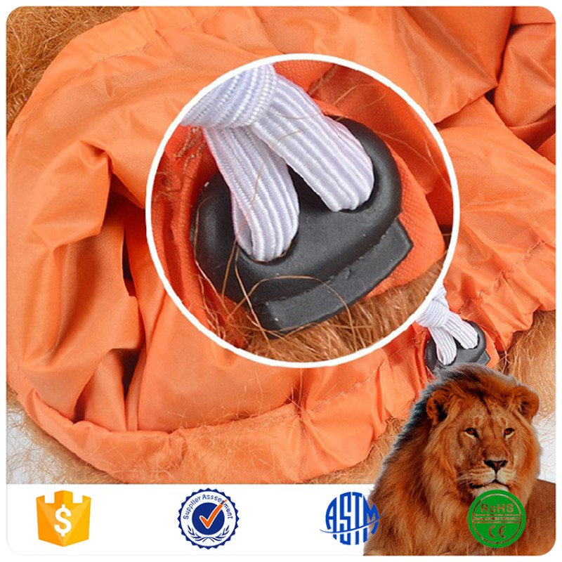 Pet Costume Manufacturer - Hot Sale Festival Party Lion Mane Wig for Dogs