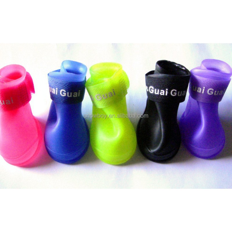 Dog Rain Boots Factory - Anti-slip Waterproof Rubber Rain Shoes for Dogs