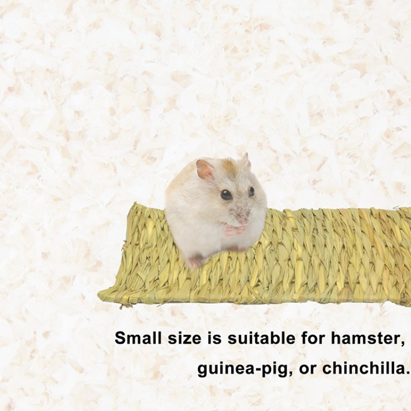 Rabbit Chew Toy Factory - Handmade Timothy Hay Grass Mat Bed for Small Animals