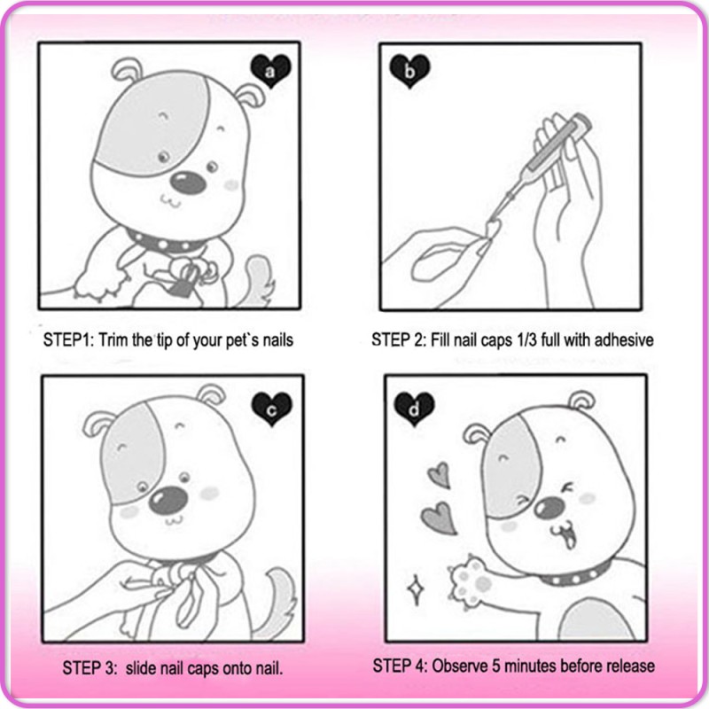 Cat Nail Caps Supplier - Colorful Soft Plastic Pet Claw Covers