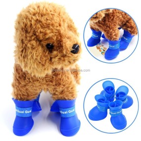 Dog Rain Boots Factory - Anti-slip Waterproof Rubber Rain Shoes for Dogs