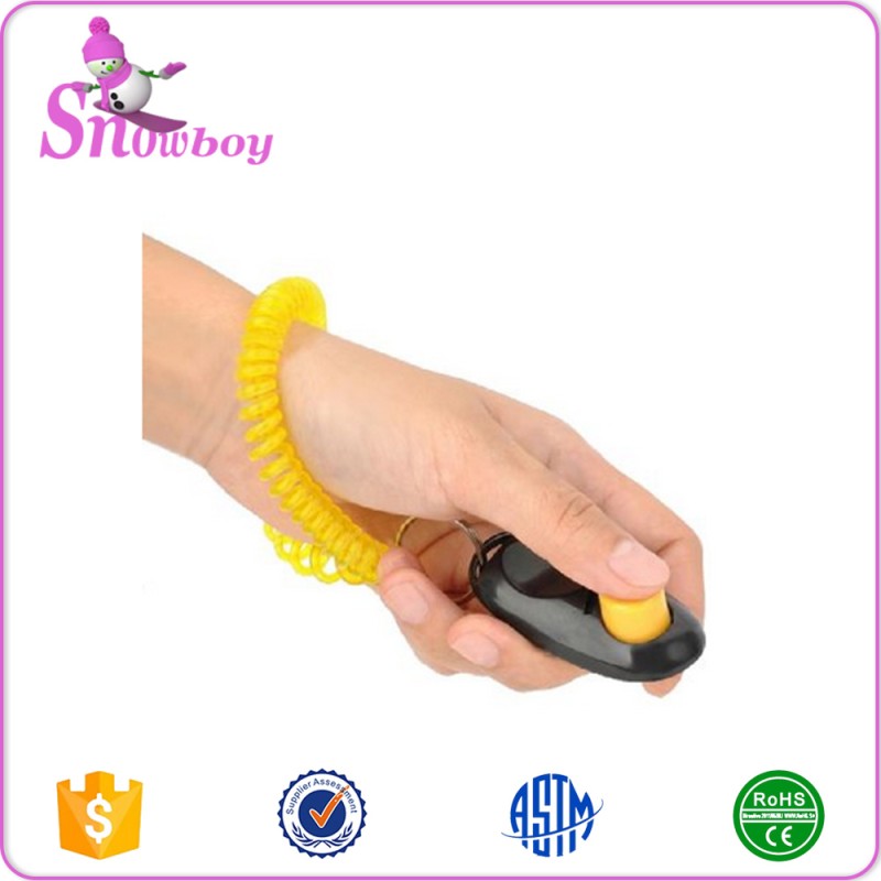 Dog Training Clicker Supplier - Big Button with Wrist Band for Training