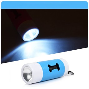 Poop Bag Dispenser Factory - Premium Bulk LED Flashlight PP Dog Shaped with Carabiner