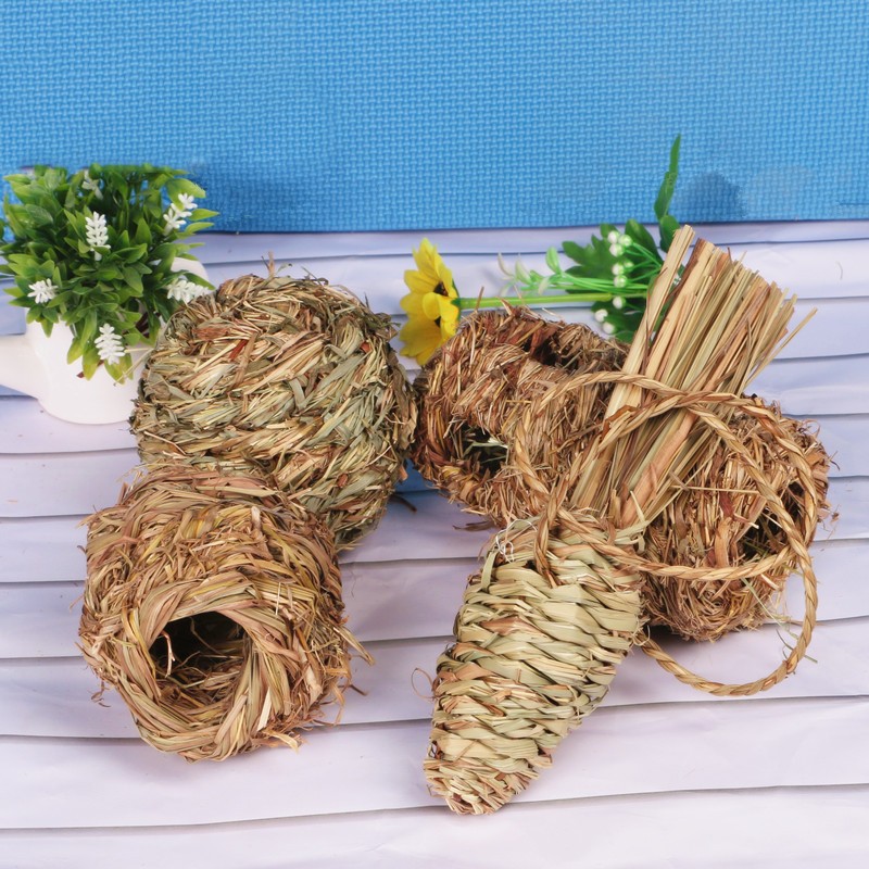 Small Animal Toy Supplier - Fun Natural Woven Chew Willow Branch Grass Balls