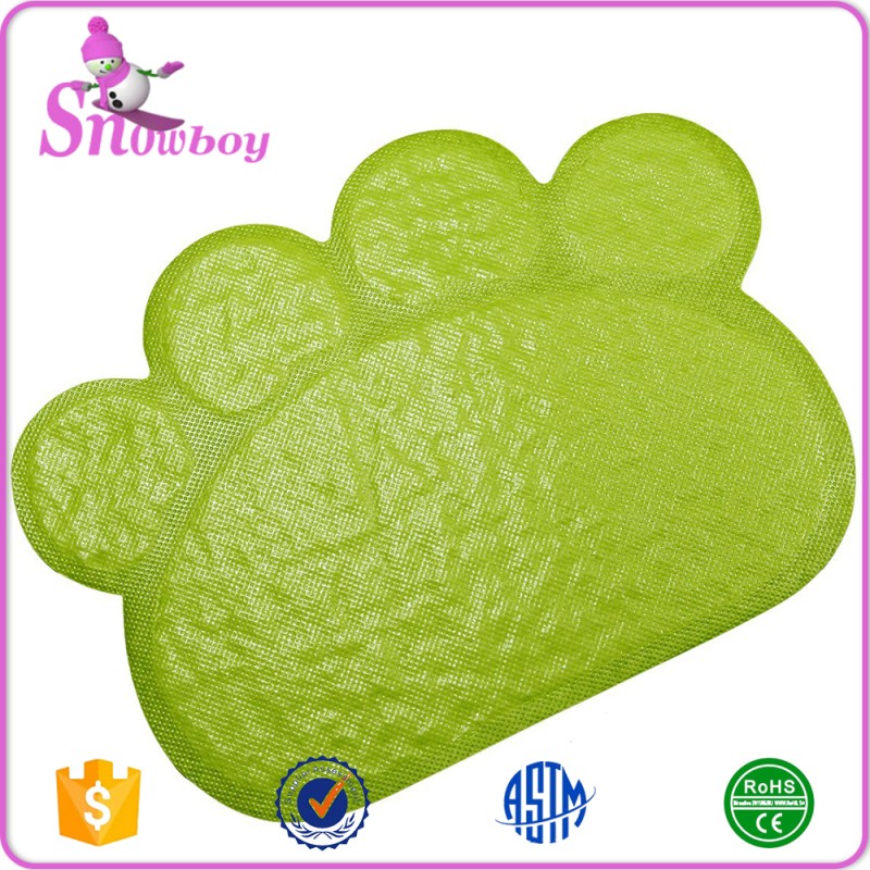 Pet Placemat Factory - Paw Claw Embossed PVC Dinner Mat for Dogs Cats