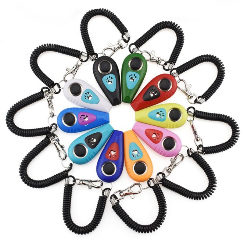 Pet Training Clicker Factory - Custom Logo New Style 2 in 1 Portable Whistle