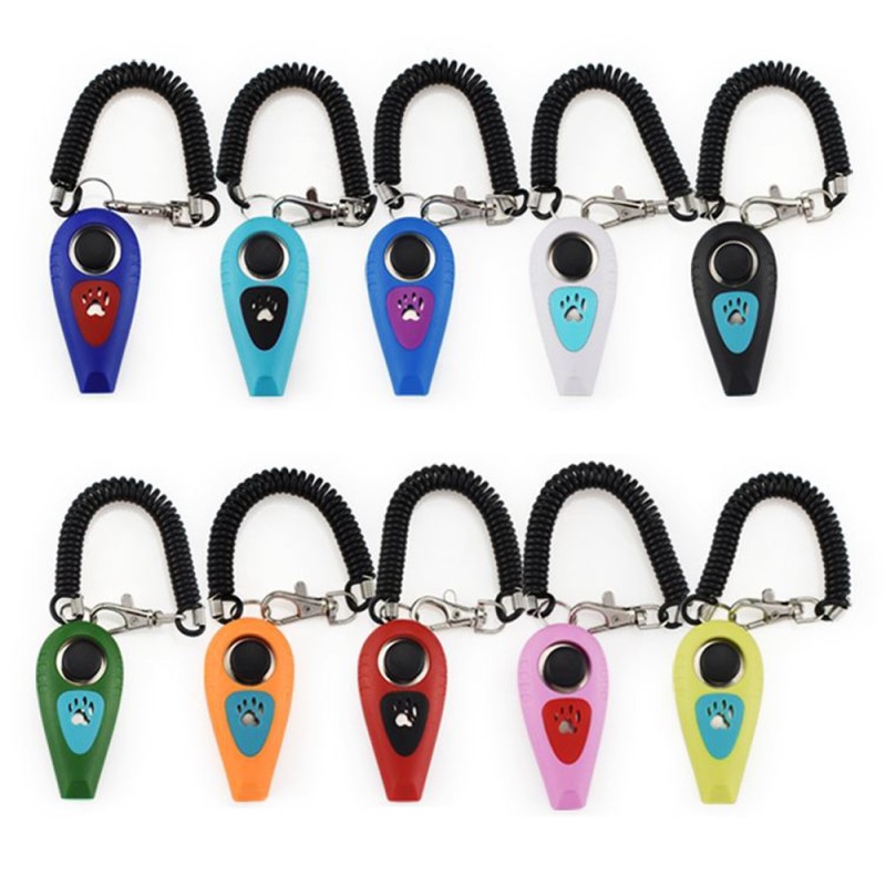Pet Training Clicker Factory - Custom Logo New Style 2 in 1 Portable Whistle