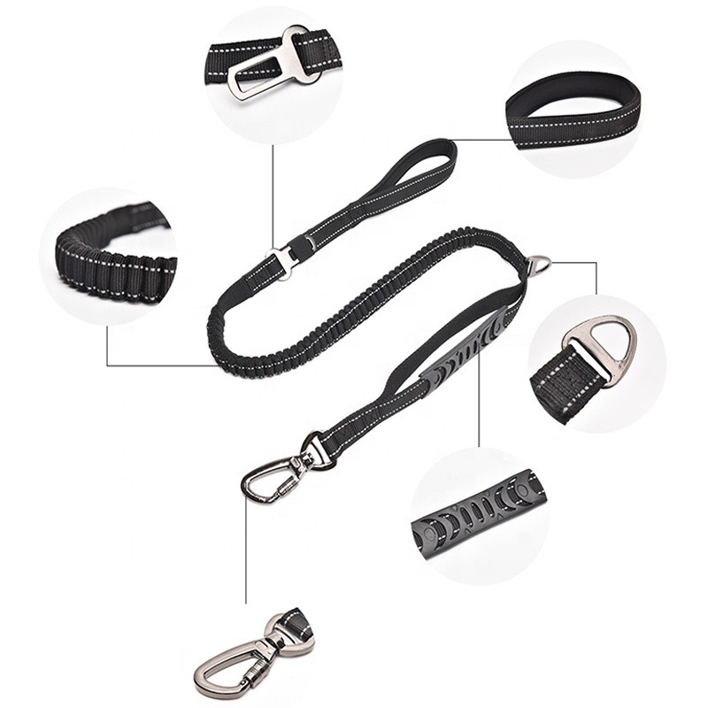 Retractable Dog Leash Manufacturer - 6FT Heavy Duty Shock Absorbing Nylon Bungee