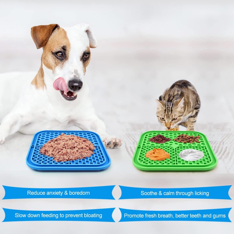 Pet Lick Mat Supplier - Custom Eco-friendly Silicone Slow Food Treat Wall Feeder