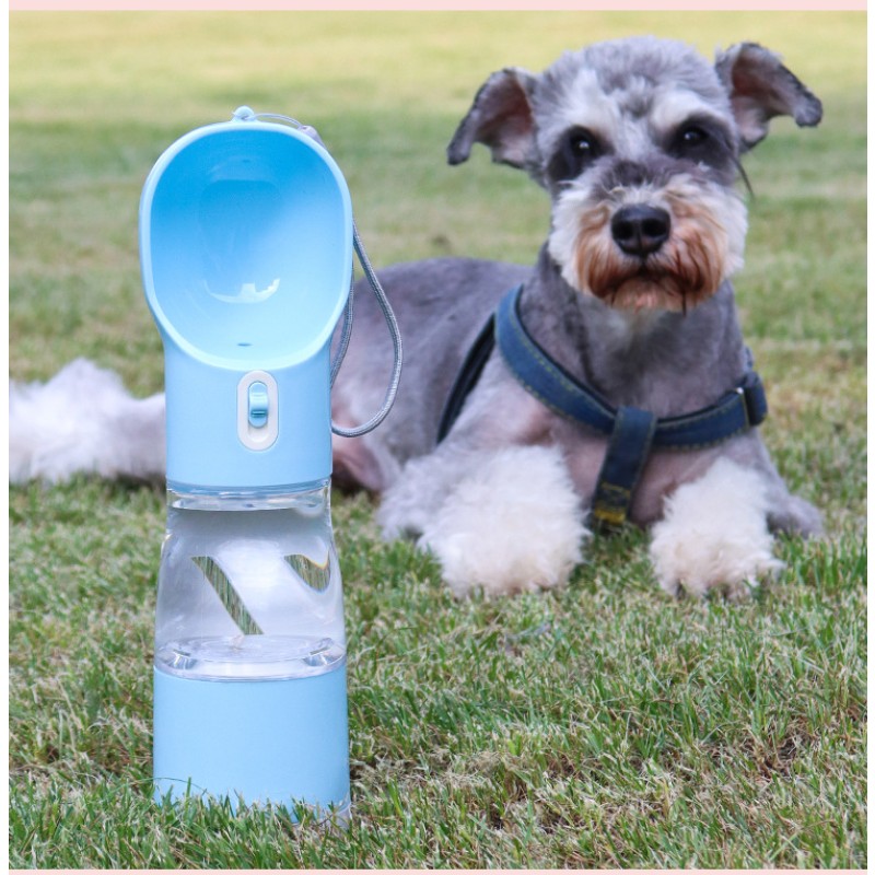 Pet Travel Bottle Manufacturer - Custom 4 in 1 Portable Drinking Water Feeder Multifunctional