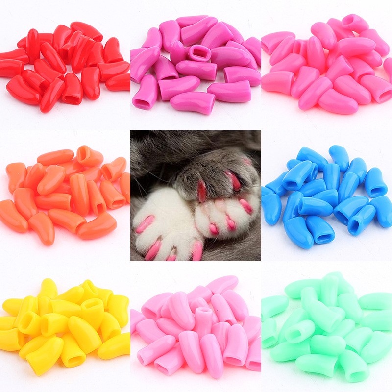 Cat Nail Caps Supplier - Colorful Soft Plastic Pet Claw Covers