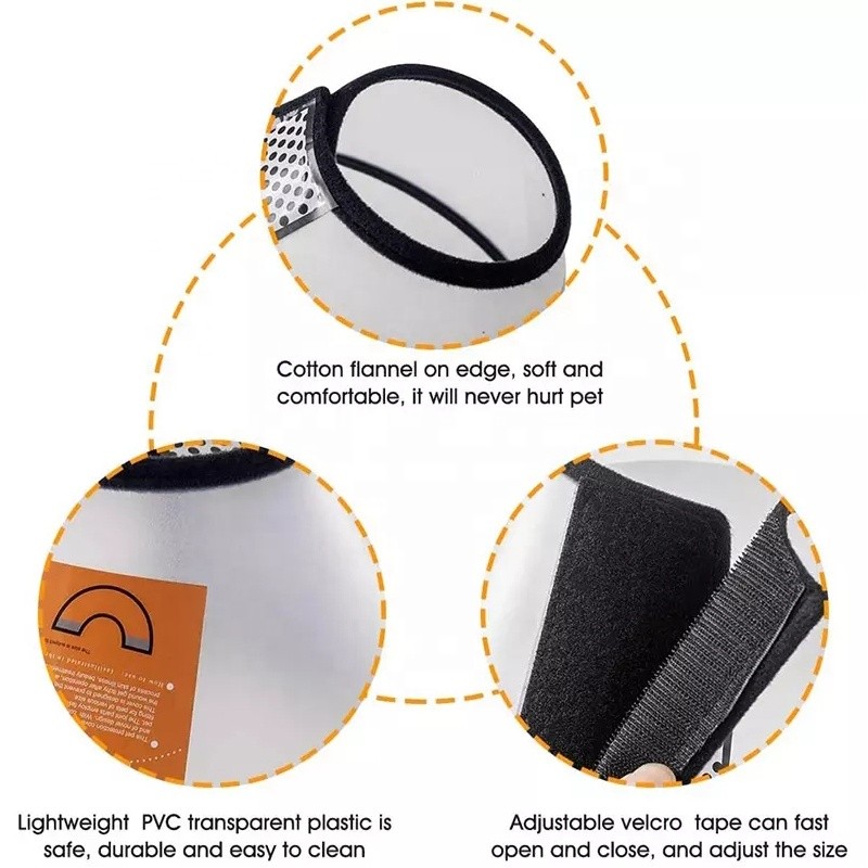 Pet Recovery Collar Manufacturer - Plastic Adjustable Cone Anti-Bite Lick Wound Healing