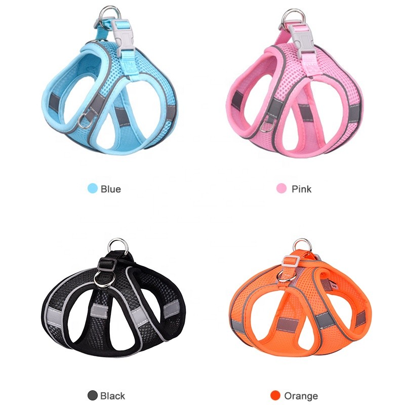 Dog Harness Manufacturer - Reflective Soft Breathable Mesh Step in No Pull