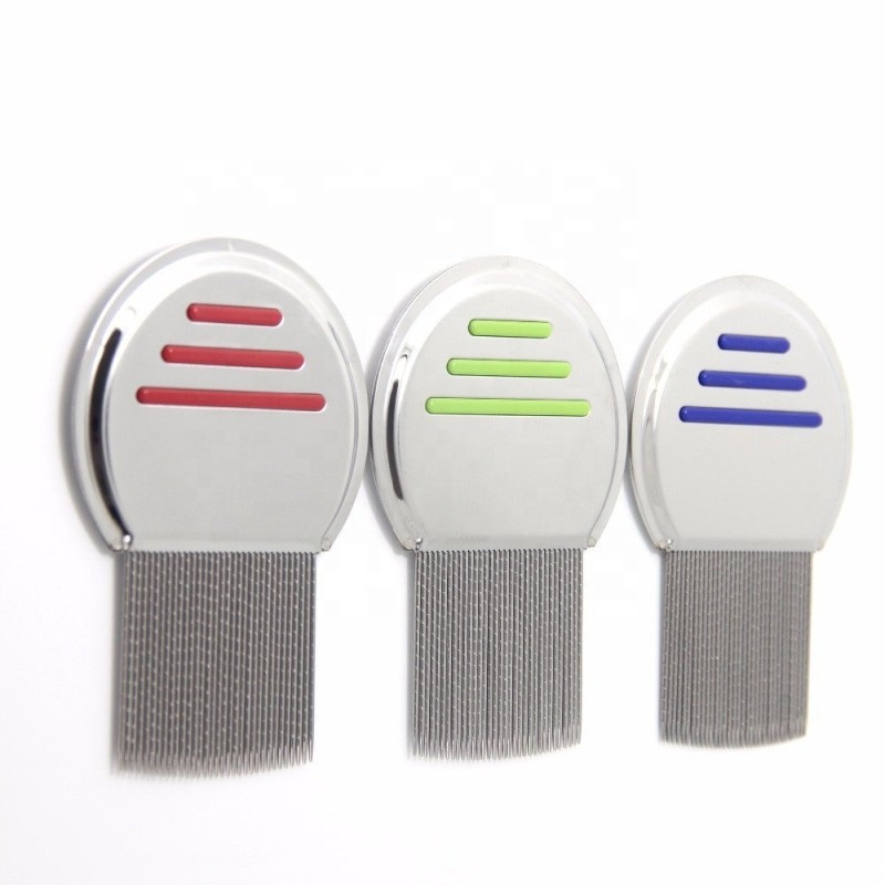Nit Comb Supplier - Professional Stainless Steel Metal Head Lice Comb