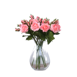 Artificial Rose Manufacturer - High Quality Real Touch Moisturizing Artificial Rose Flower