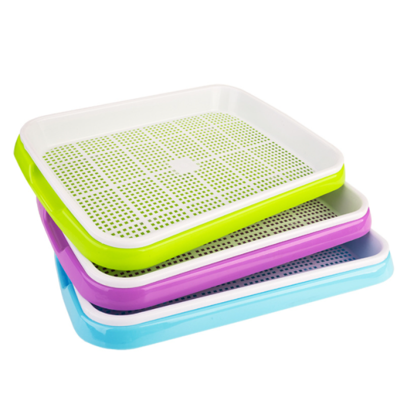 Hydroponic Tray Manufacturer - Factory Supply Polyethylene Plastic Seedling Nursery Sprout